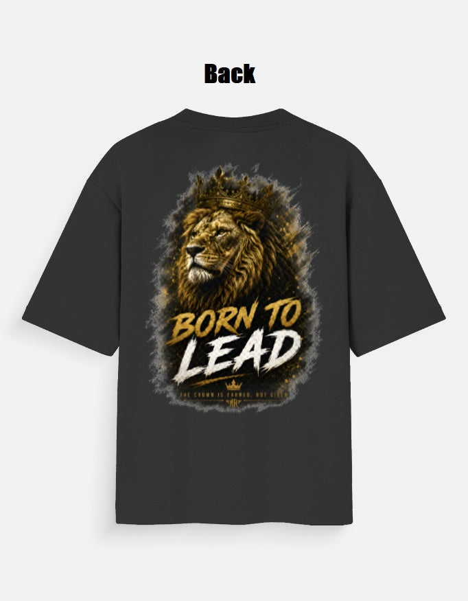 MY RULE™ King Mindset Oversized T-Shirt – Black