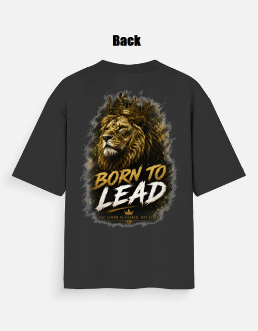 MY RULE™ King Mindset Oversized T-Shirt – Black