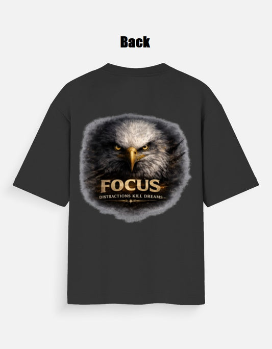 FOCUS Oversized T-Shirt – Eagle Mindset Premium Graphic Tee