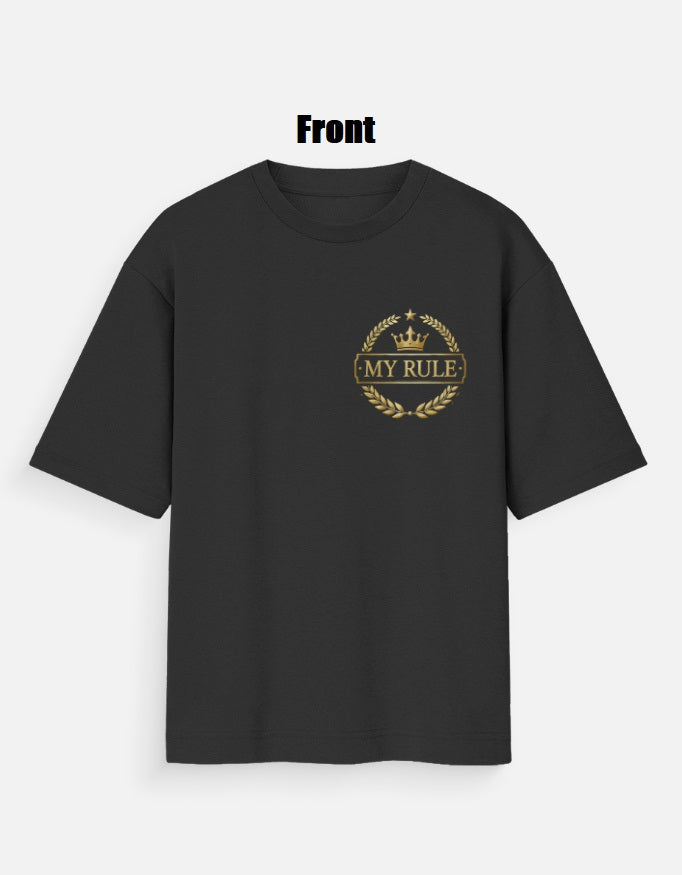 Move In Silence Oversized T-Shirt – Wolf Mindset Premium Graphic Tee
